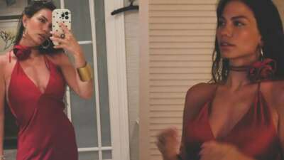 Demet Özdemir’den havuz pozları