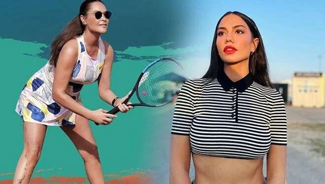 Hülya Avşar’dan Demet Özdemir’e tenis daveti