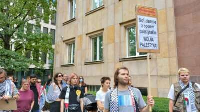 ABD Dışişleri Bakanı Blinken’a Varşova’da “Gazze” protestosu