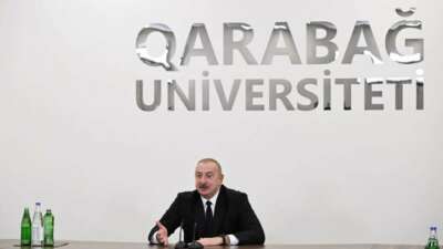 Aliyev: “Diyorlar ki Azerbaycan Karabağ’ı işgal etti, bir ülke kendi toprağını nasıl işgal edebilir?”
