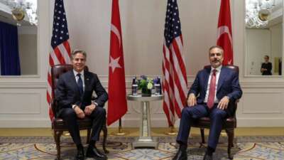 Dışişleri Bakanı Fidan, ABD Dışişleri Bakanı Antony Blinken ile bir araya geldi