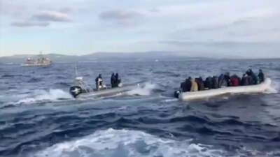 Yunan botu bu kez de Datça kıyısında görüntülendi