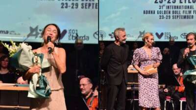 Demet Akbağ ve Uğur Polat’a Uluslararası Adana Altın Koza Film Festivali’nde “Onur Ödülü”