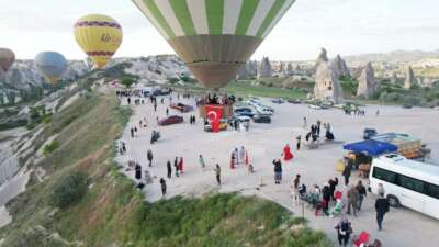 Kapadokya’yı 8 ayda 3 milyon turist ziyaret etti