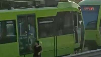 Bursa metrosunda panik dolu anlar!