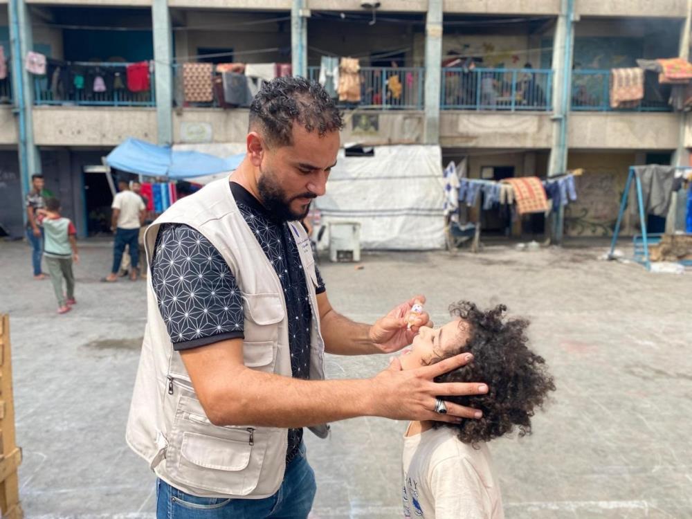 Gazze’de çocuk felci aşı kampanyası