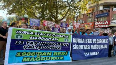 Staj ve Çıraklık Mağdurları’ndan Bursa’da ’emeklilik’ çağrısı