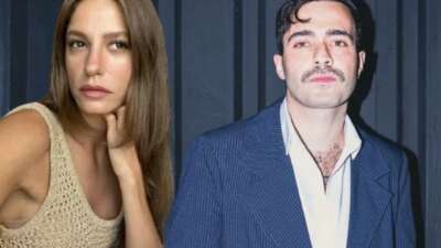Serenay Sarıkaya ve Mert Demir aşka geldi! Kucağına alıp poz verdi