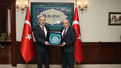 Nilüfer Belediye Başkanı Şadi Özdemir’den Vali Ayyıldız’a ziyaret