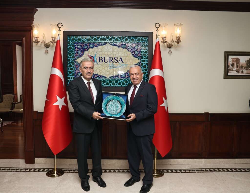 Nilüfer Belediye Başkanı Şadi Özdemir’den Vali Ayyıldız’a ziyaret