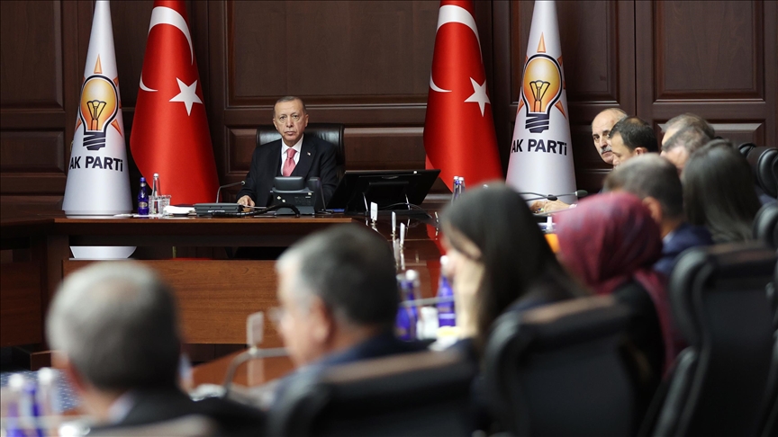 AK Parti MYK, Erdoğan başkanlığında toplandı AK Parti MYK, Erdoğan başkanlığında toplandı