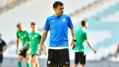 Bursaspor stadyumda çalıştı
