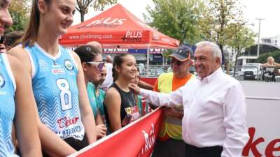 Başkan Şadi Özdemir, ‘Eker I Run’ heyecanına ortak oldu