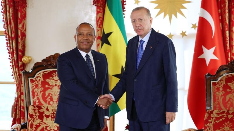 Cumhurbaşkanı Erdoğan, Sao Tome ve Prinsipe Cumhurbaşkanı’nı kabul etti Cumhurbaşkanı Erdoğan, Sao Tome ve Prinsipe Cumhurbaşkanı’nı kabul etti