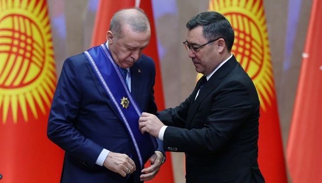 Cumhurbaşkanı Erdoğan Kırgızistan’da: İsrail’e yönelik uluslararası baskı artırılmalı