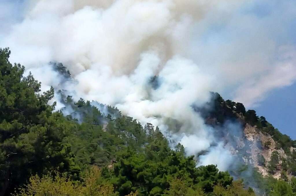 Kumluca’da orman yangını Kumluca’da orman yangını