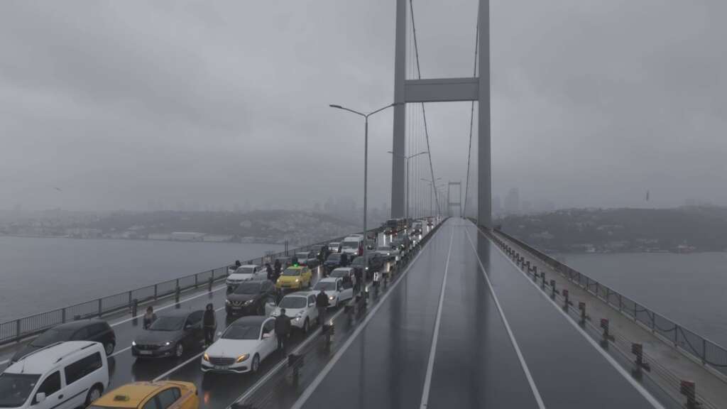 İstanbul Boğazı’nda Ata’ya saygı duruşu İstanbul Boğazı’nda Ata’ya saygı duruşu