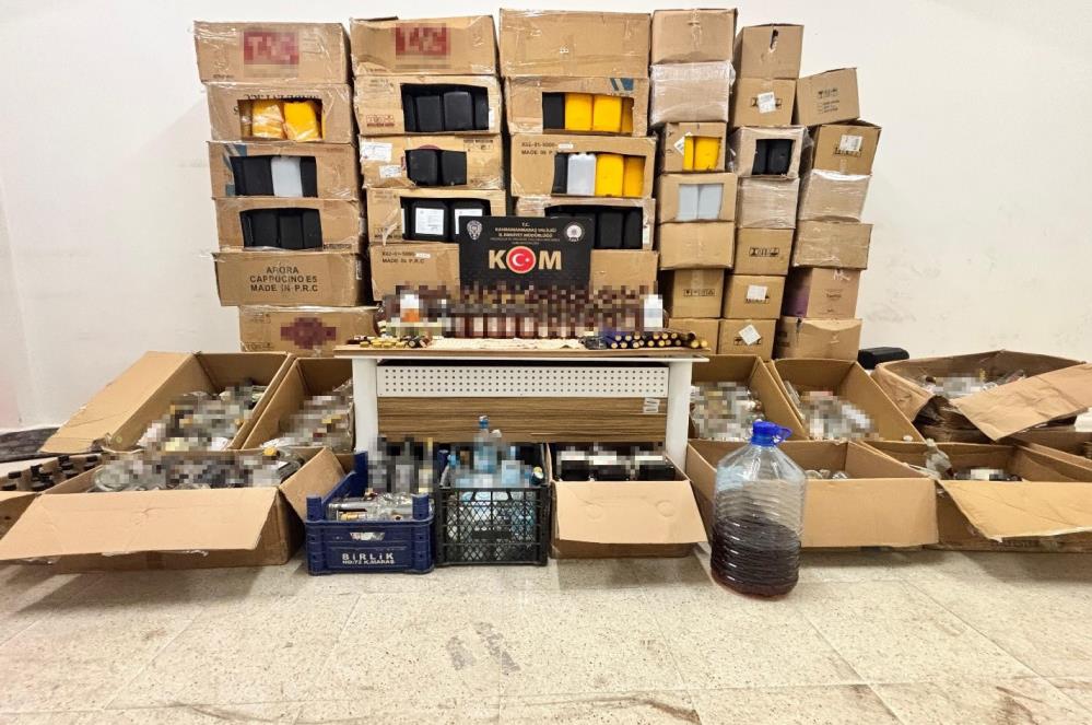 Kahramanmaraş’ta sahte alkol operasyonuna 2 tutuklama Kahramanmaraş’ta sahte alkol operasyonuna 2 tutuklama