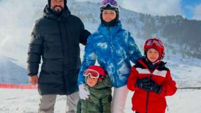 Ünlü çift kayak sezonunu Bolu’da açtı