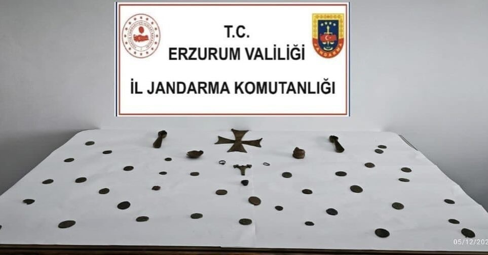 Tekman’da tarihi eser operasyonu Tekman’da tarihi eser operasyonu