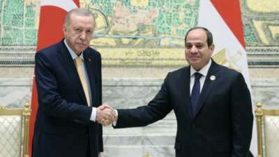 Cumhurbaşkanı Erdoğan, Mısır Cumhurbaşkanı es-Sisi ile görüştü