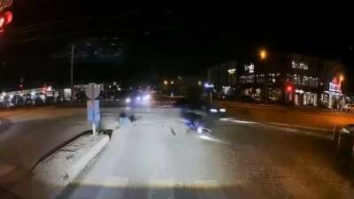 Bursa’da motosikletli ölümden döndü