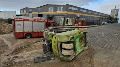 Bursa’da kahreden iş kazası! Forkliftin altında kalan işçi öldü