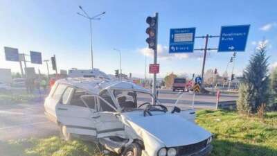 Bursa’da trafik lambalarında acı son