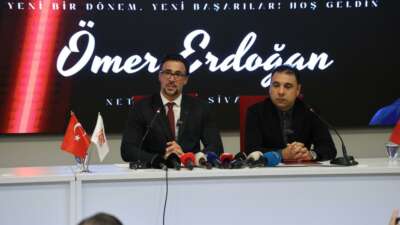 Ömer Erdoğan imzayı attı