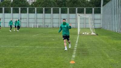 Vefa Temel, Bursaspor antrenmanında