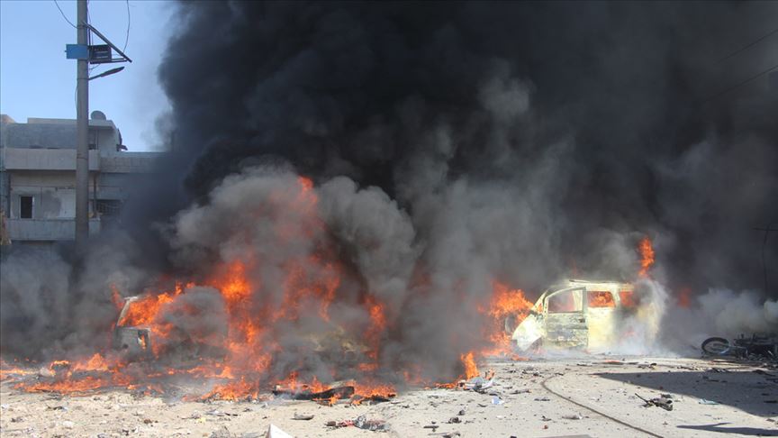 Münbiç’te tuzaklanan bomba patladı: 2 ölü, 4 yaralı Münbiç’te tuzaklanan bomba patladı: 2 ölü, 4 yaralı