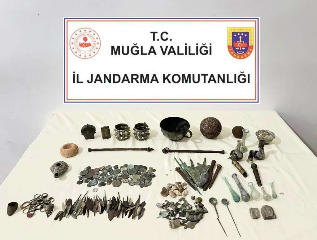 Bodrum’da tarihi eser operasyonu Bodrum’da tarihi eser operasyonu
