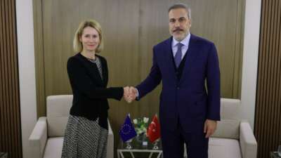 Dışişleri Bakanı Fidan, AB Dış İlişkiler ve Güvenlik Politikası Yüksek Temsilcisi Kallas ile görüştü