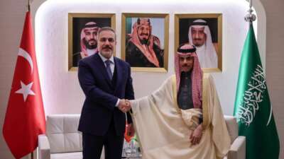 Dışişleri Bakanı Fidan, Suudi Arabistanlı mevkidaşı Faysal bin Ferhan ile görüştü