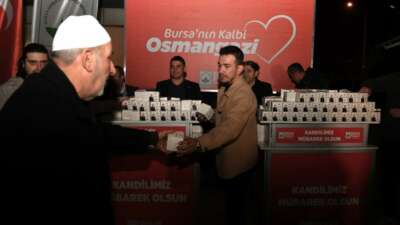 Osmangazi Belediyesi’nden kandil simidi