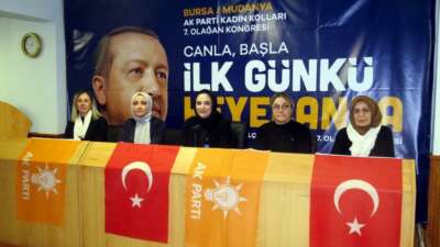 AK Parti Mudanya İlçe Kadın Kolları Başkanlığına Sibel Kalender seçildi