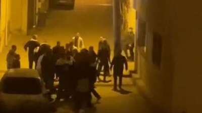 Bursa’da ‘asker eğlencesi’ dediler, sokağı ringe çevirdiler