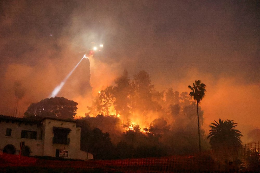 Los Angeles ateş çemberinde: Felaketin boyutu uydu fotoğraflarında