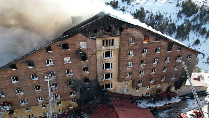 Bolu Kartalkaya’daki otel yangınıyla ilgili gözaltı sayısı 11 oldu