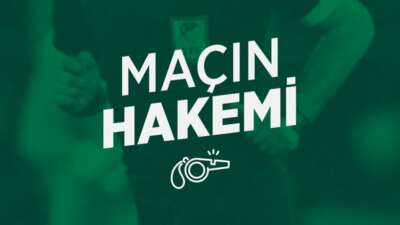 Bursaspor maçının hakemi belli oldu