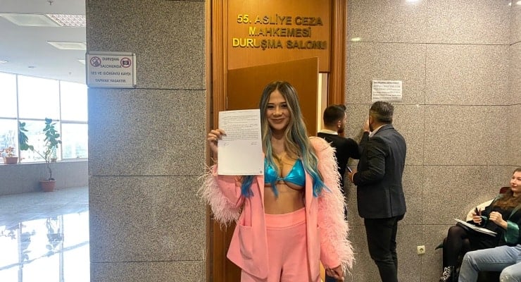 Merve Taşkın adliyeye sevk edildi Merve Taşkın adliyeye sevk edildi