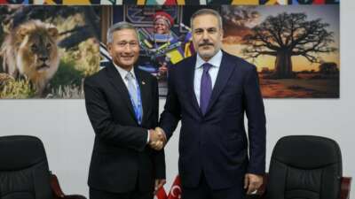 Dışişleri Bakanı Fidan, Singapur Dışişleri Bakanı Balakrishnan ile görüştü