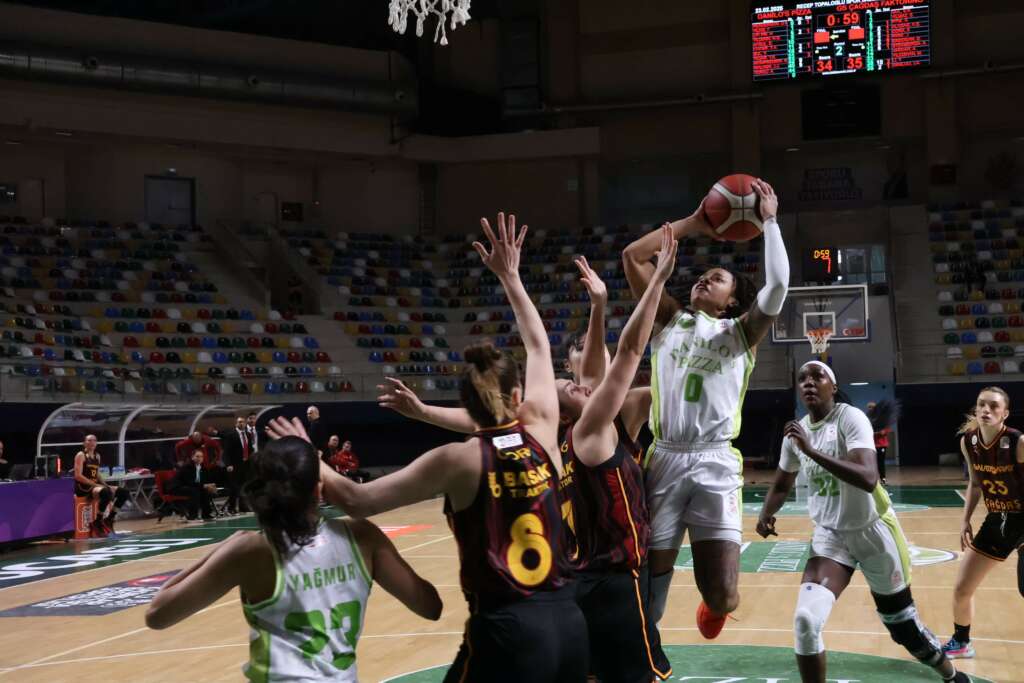 Kadınlar Basketbol Süper Ligi: Danilos Pizza: 63 – Galatasaray: 78