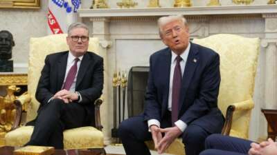 ABD Başkanı Trump ile İngiltere Başbakanı Starmer Beyaz Saray’da görüştü
