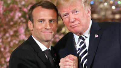 Trump ve Macron, Beyaz Saray’da bir araya geldi