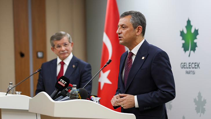 CHP Genel Başkanı Özel’den Davutoğlu’na ziyaret