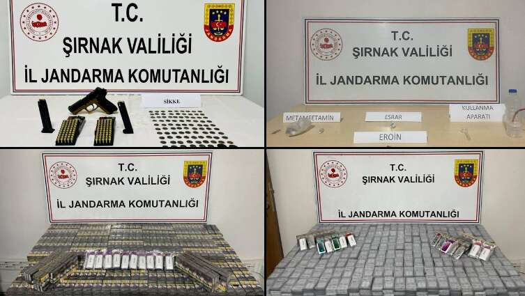 Jandarmadan narkotik ve kaçakçılık operasyonları: 23 gözaltı