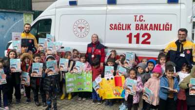 Bursa’da miniklerde ‘112 Acil’ farkındalığı oluşuyor