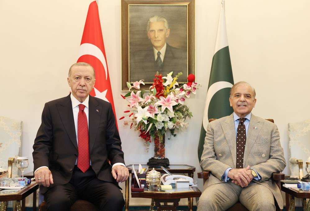 Cumhurbaşkanı Erdoğan, Pakistan Başbakanı Şerif ile görüştü Cumhurbaşkanı Erdoğan, Pakistan Başbakanı Şerif ile görüştü