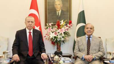 Cumhurbaşkanı Erdoğan, Pakistan Başbakanı Şerif ile görüştü